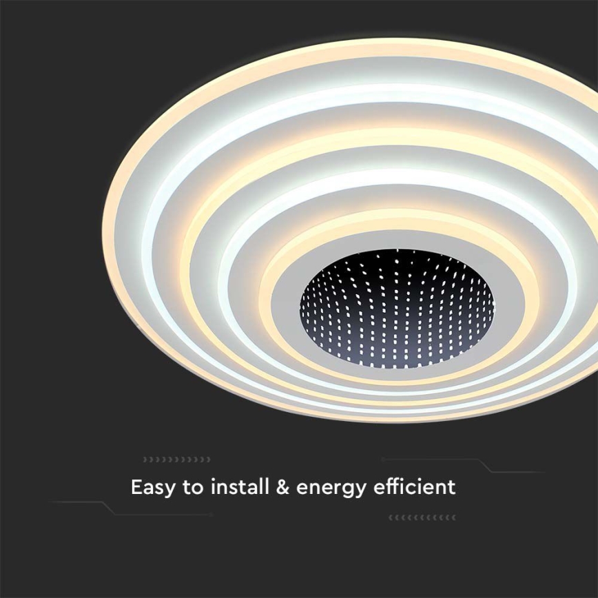 LED loftlampe dæmpbar LED/125W/230V 3000-6500K + fjernbetjening
