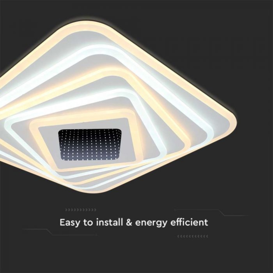 LED loftlampe dæmpbar LED/150W/230V 3000-6500K + fjernbetjening