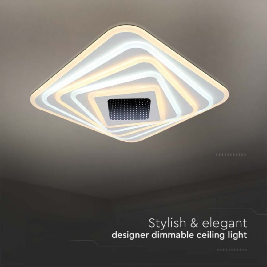 LED loftlampe dæmpbar LED/150W/230V 3000-6500K + fjernbetjening