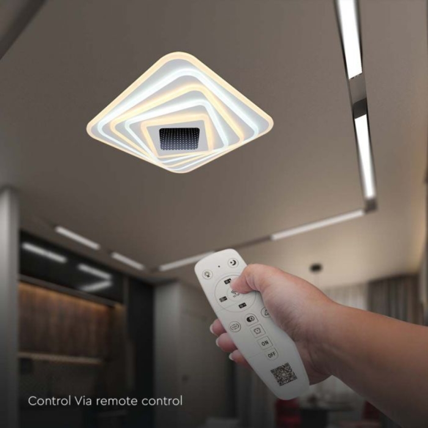LED loftlampe dæmpbar LED/150W/230V 3000-6500K + fjernbetjening
