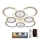 LED loftlampe dæmpbar LED/200W/230V 3000-6500K + fjernbetjening