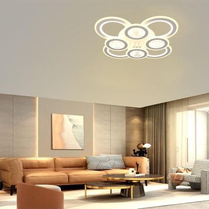 LED loftlampe dæmpbar LED/200W/230V 3000-6500K + fjernbetjening