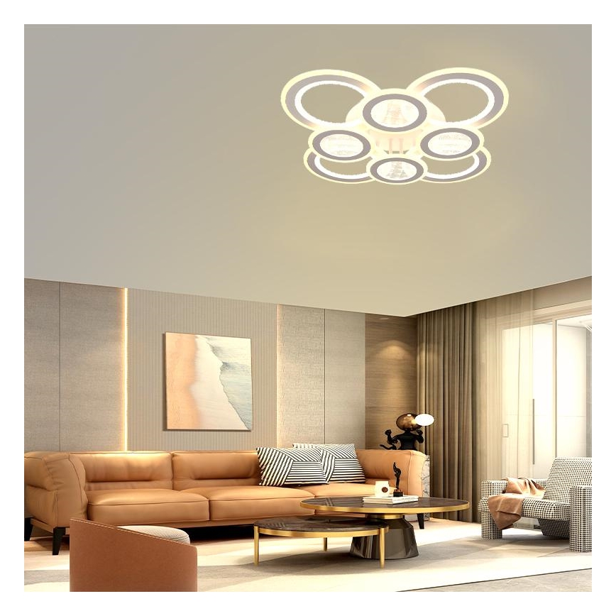 LED loftlampe dæmpbar LED/200W/230V 3000-6500K + fjernbetjening