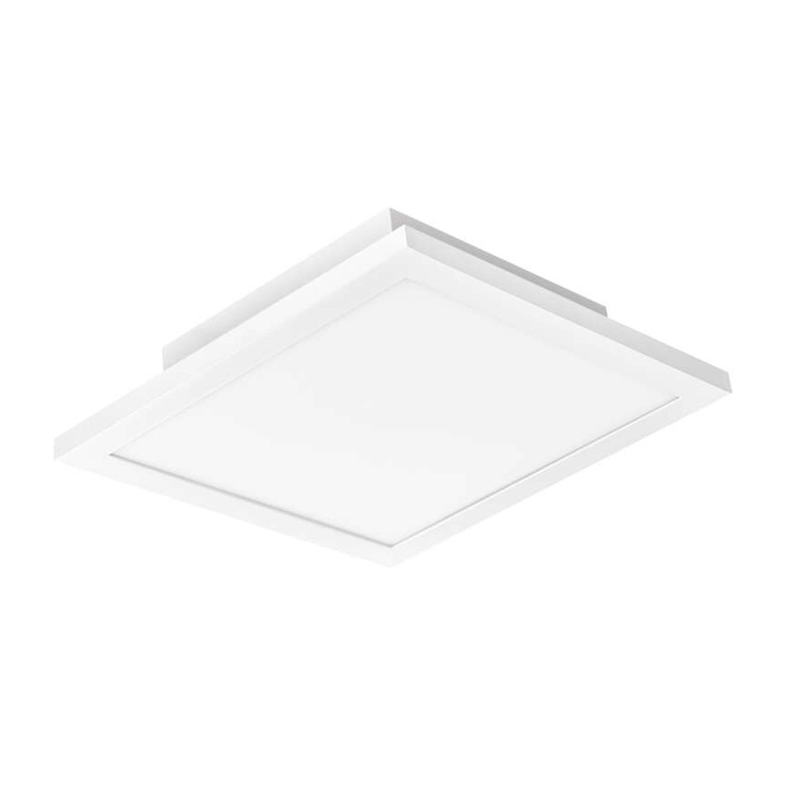 LED loftlampe dæmpbar LED/20W/230V firkantet + fjernbetjening 2700K-6000K