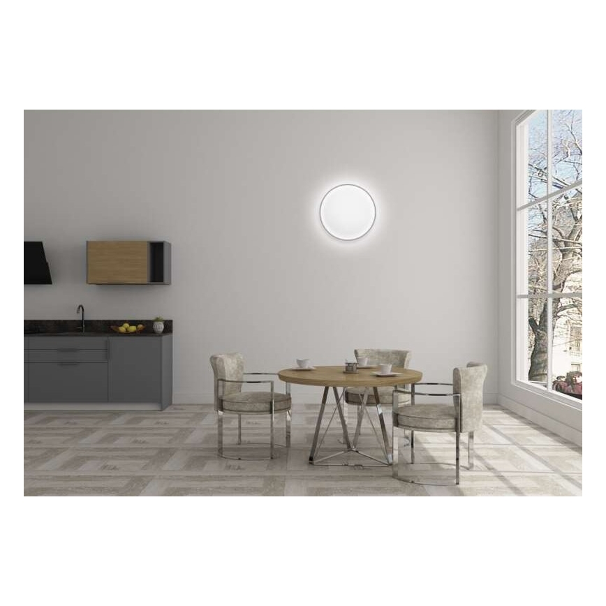 LED loftlampe dæmpbar LED/24W/230V rund + fjernbetjening 2700K-6500K