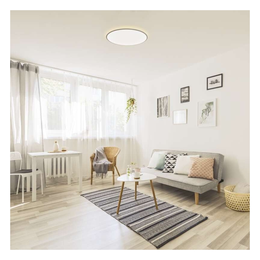 LED loftlampe dæmpbar LED/24W/230V rund + fjernbetjening 2700K-6500K
