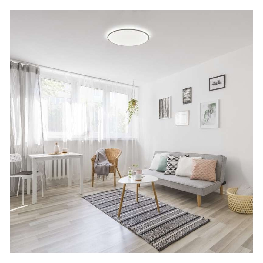 LED loftlampe dæmpbar LED/24W/230V rund + fjernbetjening 2700K-6500K