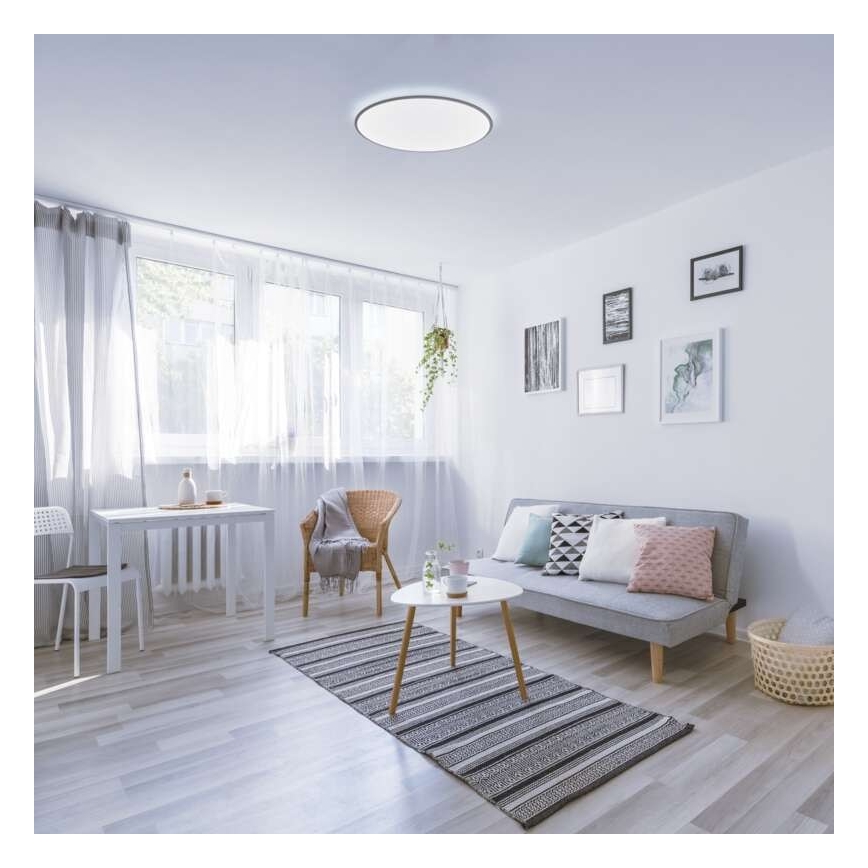 LED loftlampe dæmpbar LED/24W/230V rund + fjernbetjening 2700K-6500K