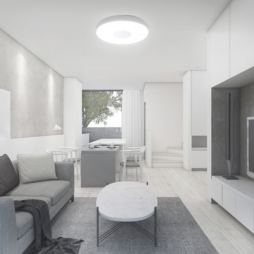 LED loftlampe dæmpbar LED/40W/230V 3000-6500K 39 cm hvid + fjernbetjening