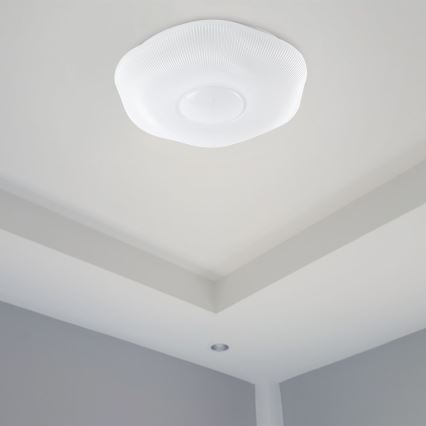 LED loftlampe dæmpbar LED/40W/230V 3000-6500K 40 cm hvid + fjernbetjening