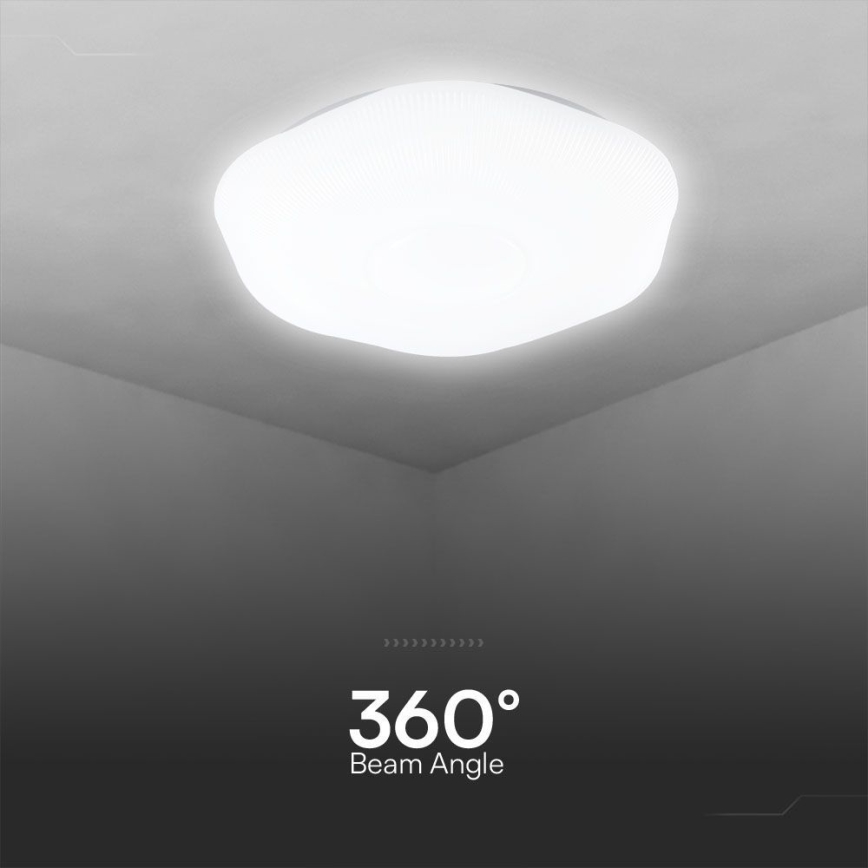LED loftlampe dæmpbar LED/40W/230V 3000-6500K 40 cm hvid + fjernbetjening