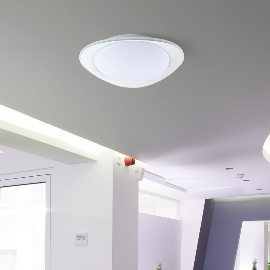 LED loftlampe dæmpbar LED/40W/230V 3000-6500K 45 cm hvid + fjernbetjening