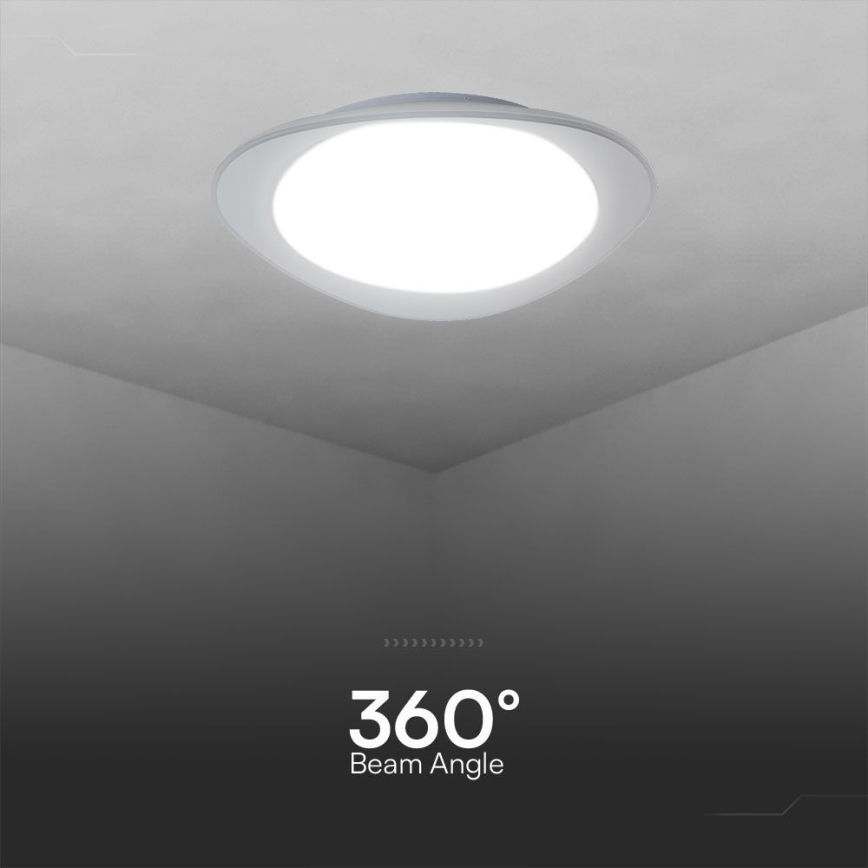 LED loftlampe dæmpbar LED/40W/230V 3000-6500K 45 cm hvid + fjernbetjening