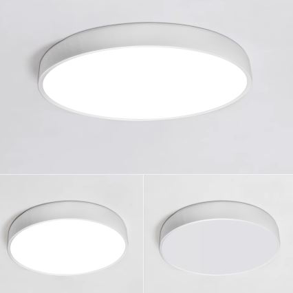 LED loftlampe dæmpbar LED/40W/230V 3000-6500K diameter 40 cm hvid + fjernbetjening