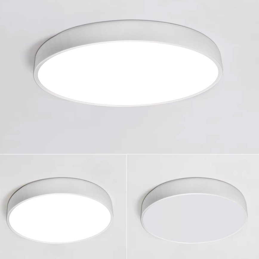 LED loftlampe dæmpbar LED/40W/230V 3000-6500K diameter 40 cm hvid + fjernbetjening