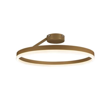 LED loftlampe dæmpbar LED/40W/230V 3000-6500K guldfarvet + fjernbetjening