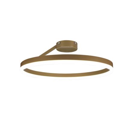 LED loftlampe dæmpbar LED/40W/230V 3000-6500K guldfarvet + fjernbetjening