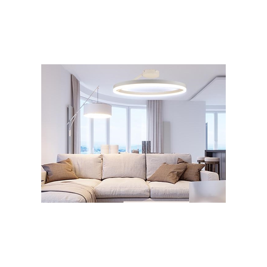 LED loftlampe dæmpbar LED/40W/230V 3000-6500K hvid + fjernbetjening