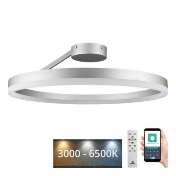 LED loftlampe dæmpbar LED/40W/230V 3000-6500K mat krom + fjernbetjening