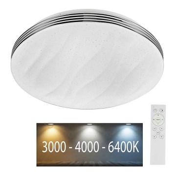 LED loftlampe dæmpbar LED/40W/230V 3000K/4000K/6500K + fjernbetjening