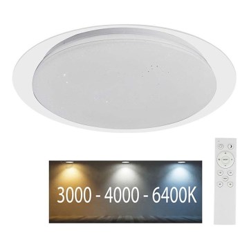 LED loftlampe dæmpbar LED/40W/230V 3000K/4000K/6500K + fjernbetjening