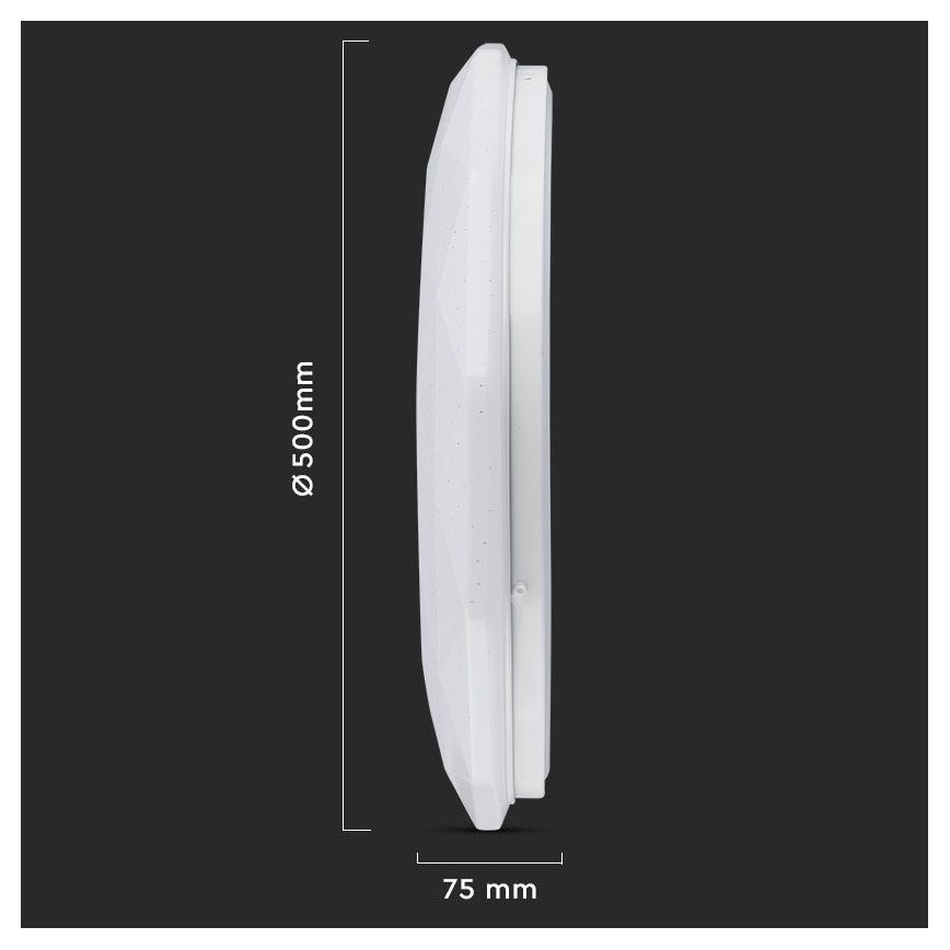 LED loftlampe dæmpbar LED/40W/230V 3000K/4000K/6500K + fjernbetjening