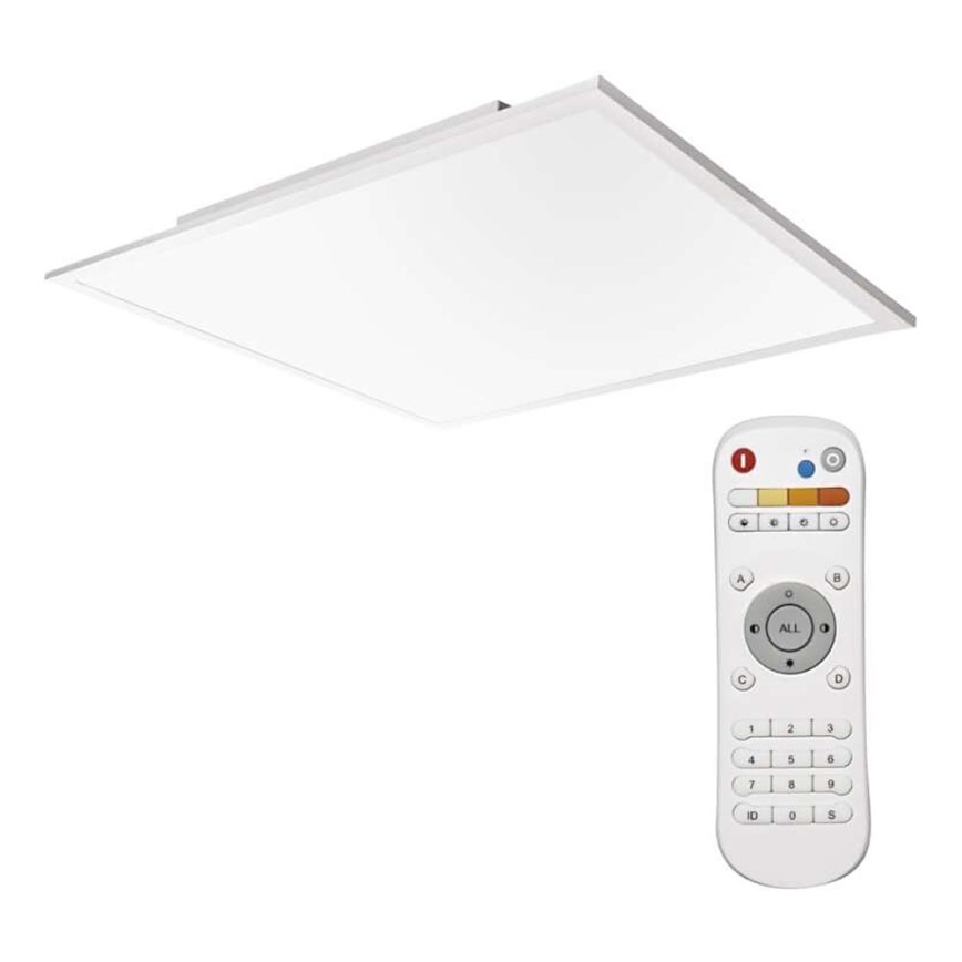 LED loftlampe dæmpbar LED/40W/230V firkantet + fjernbetjening 2700K-6000K