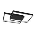 LED loftlampe dæmpbar LED/45W/230V 3000-6500K sort + fjernbetjening