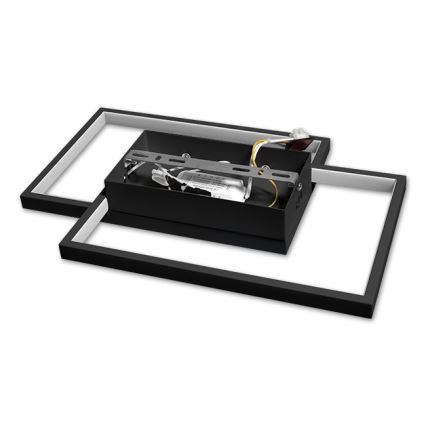 LED loftlampe dæmpbar LED/45W/230V 3000-6500K sort + fjernbetjening