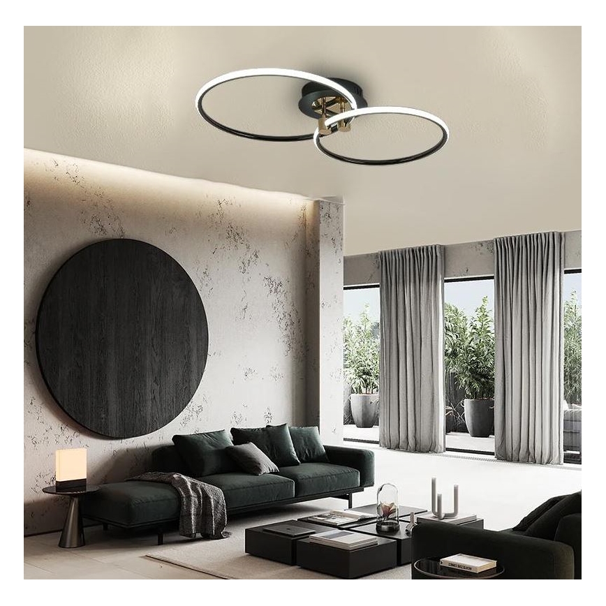 LED loftlampe dæmpbar LED/48W/230V 3000-6500K + fjernbetjening