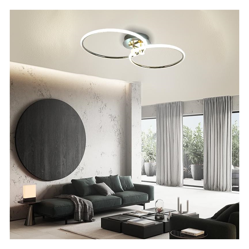 LED loftlampe dæmpbar LED/48W/230V 3000-6500K + fjernbetjening