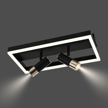 LED loftlampe dæmpbar LED/50W/230V 3000-6500K sort + fjernbetjening