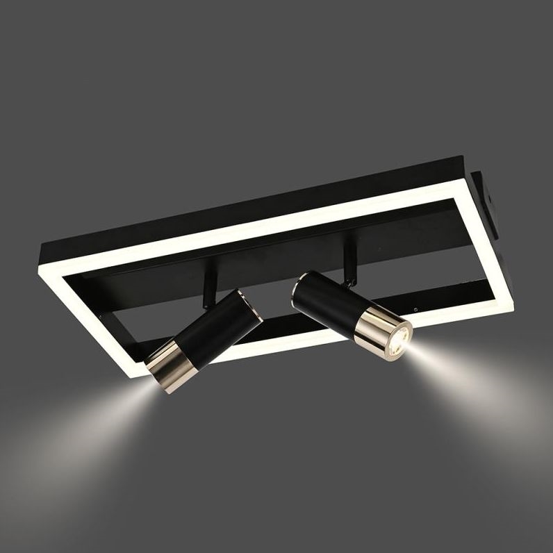 LED loftlampe dæmpbar LED/50W/230V 3000-6500K sort + fjernbetjening