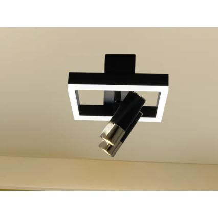 LED loftlampe dæmpbar LED/50W/230V 3000-6500K sort + fjernbetjening