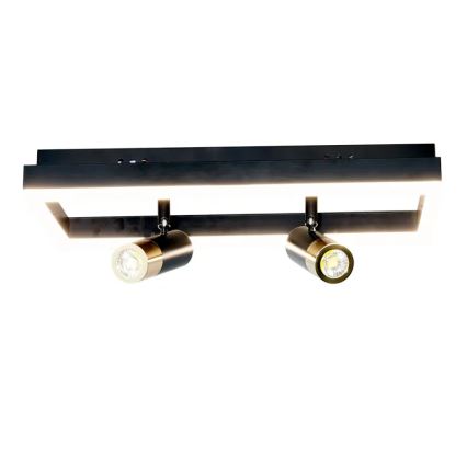 LED loftlampe dæmpbar LED/50W/230V 3000-6500K sort + fjernbetjening
