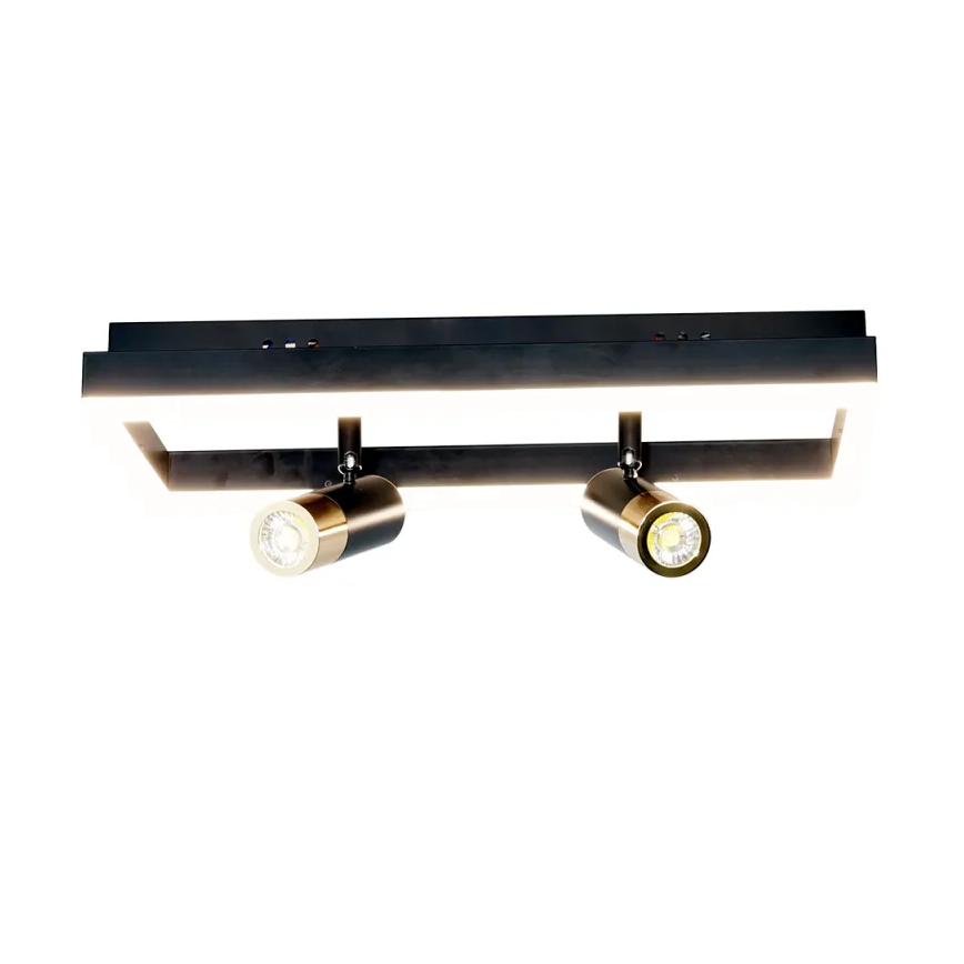 LED loftlampe dæmpbar LED/50W/230V 3000-6500K sort + fjernbetjening