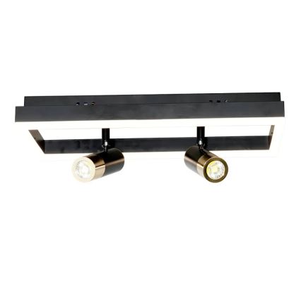 LED loftlampe dæmpbar LED/50W/230V 3000-6500K sort + fjernbetjening