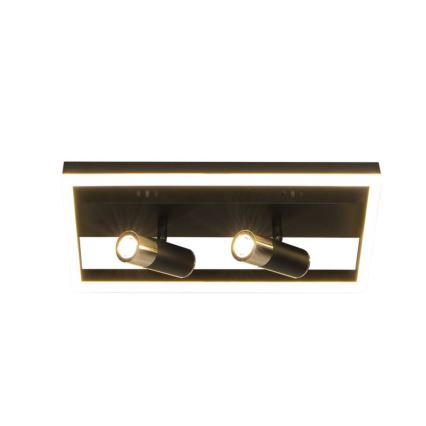 LED loftlampe dæmpbar LED/50W/230V 3000-6500K sort + fjernbetjening