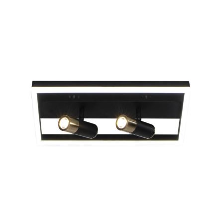 LED loftlampe dæmpbar LED/50W/230V 3000-6500K sort + fjernbetjening
