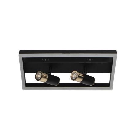LED loftlampe dæmpbar LED/50W/230V 3000-6500K sort + fjernbetjening