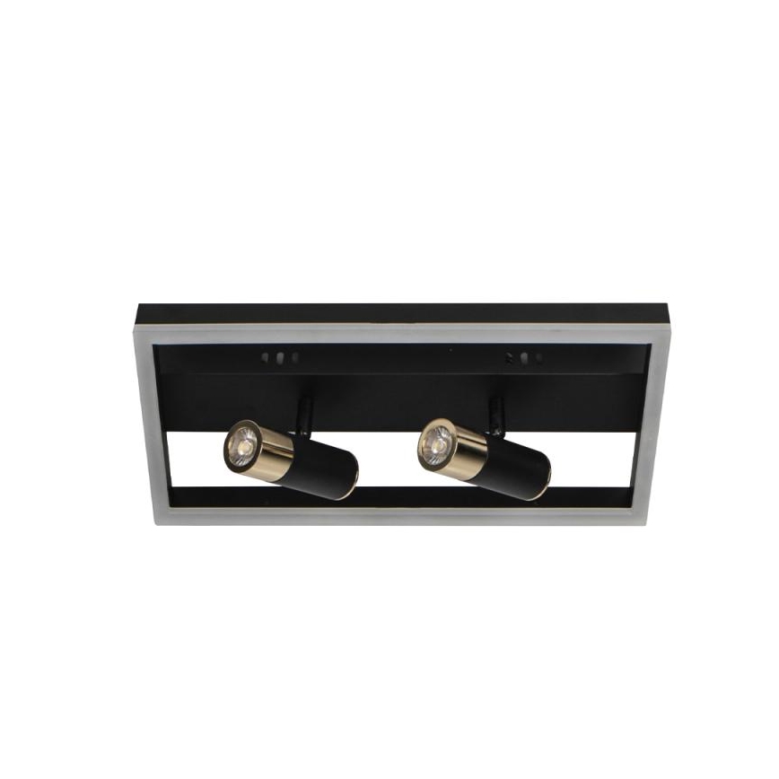 LED loftlampe dæmpbar LED/50W/230V 3000-6500K sort + fjernbetjening