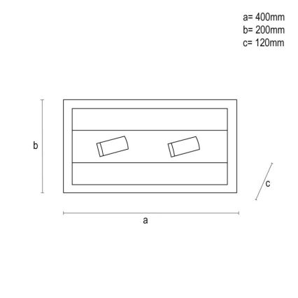 LED loftlampe dæmpbar LED/50W/230V 3000-6500K sort + fjernbetjening