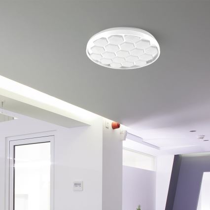 LED loftlampe dæmpbar LED/60W/230V 3000/4000/6500K + fjernbetjening