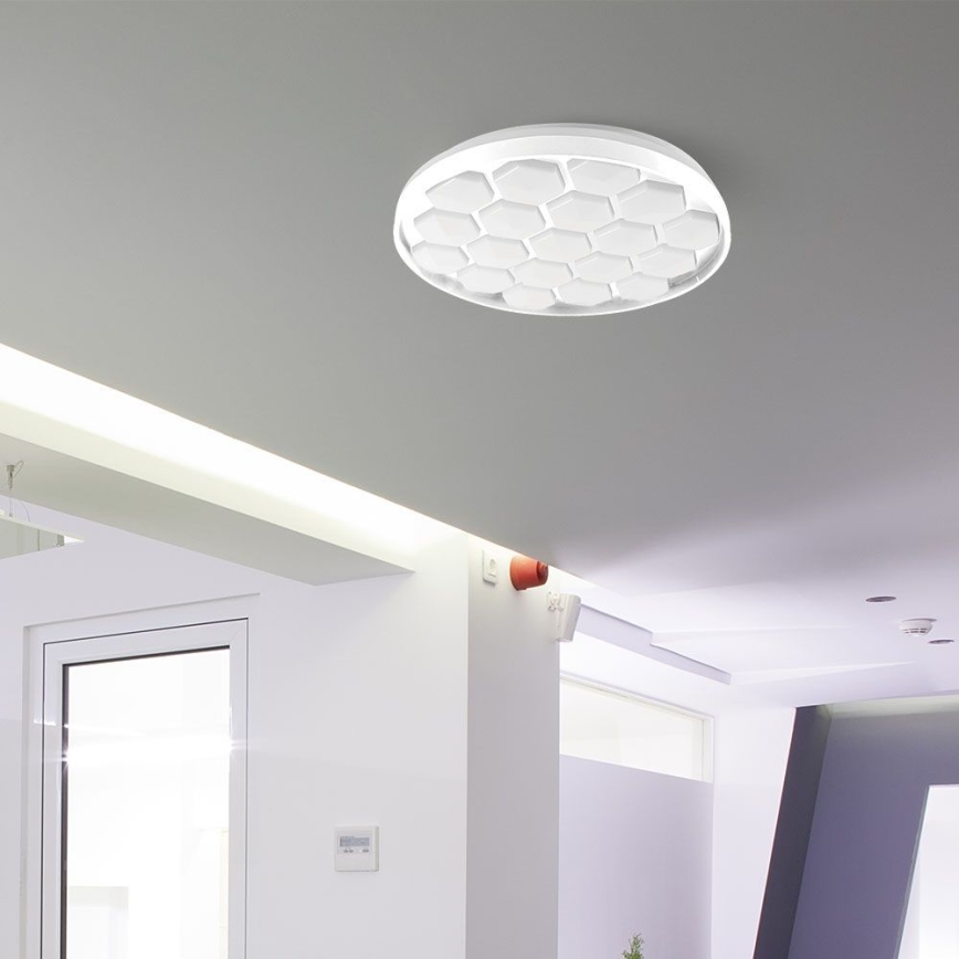 LED loftlampe dæmpbar LED/60W/230V 3000/4000/6500K + fjernbetjening