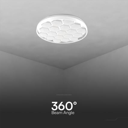 LED loftlampe dæmpbar LED/60W/230V 3000/4000/6500K + fjernbetjening