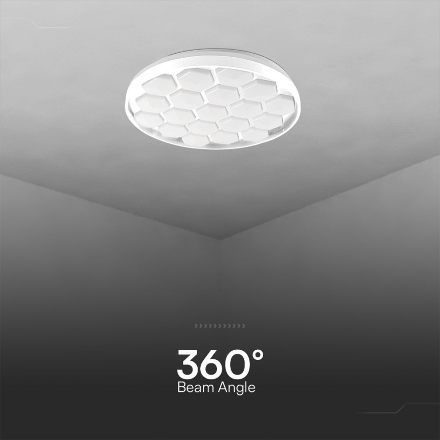LED loftlampe dæmpbar LED/60W/230V 3000/4000/6500K + fjernbetjening