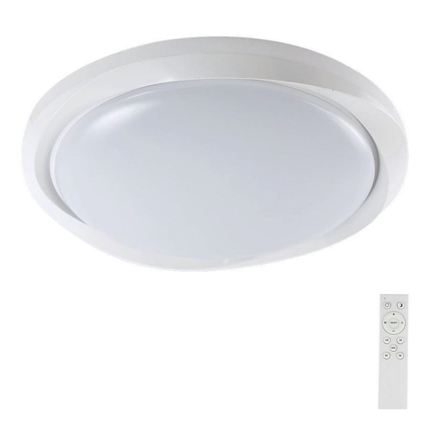 LED loftlampe dæmpbar LED/60W/230V 3000-6500K 49,2 cm hvid + fjernbetjening