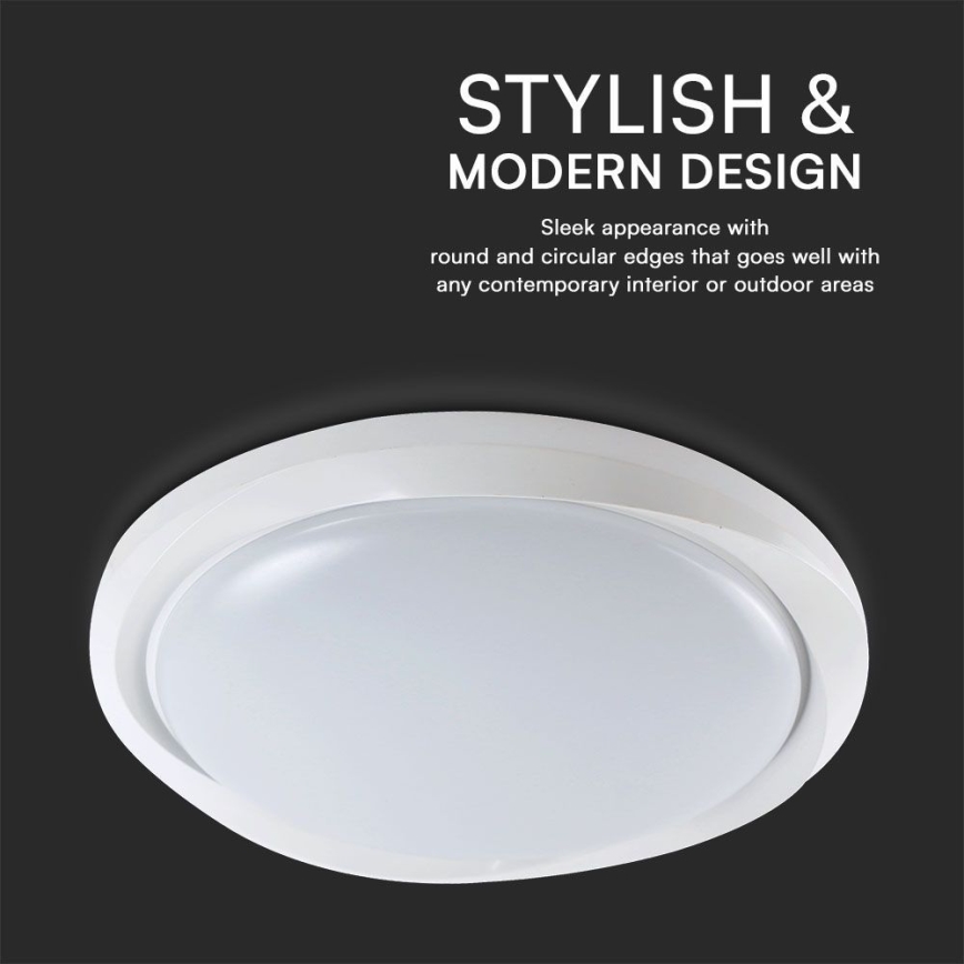 LED loftlampe dæmpbar LED/60W/230V 3000-6500K 49,2 cm hvid + fjernbetjening