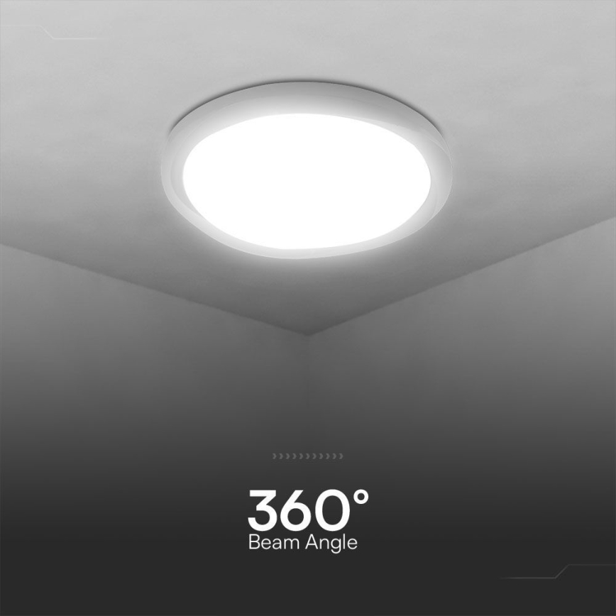 LED loftlampe dæmpbar LED/60W/230V 3000-6500K 49,2 cm hvid + fjernbetjening