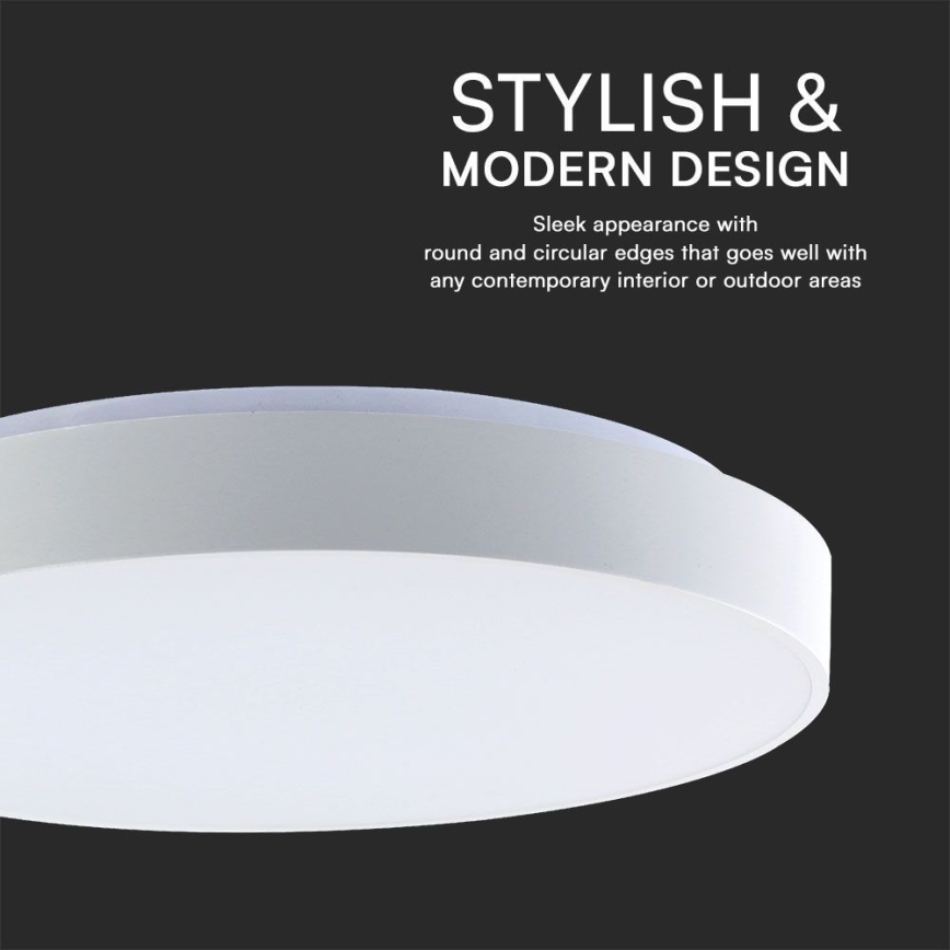LED loftlampe dæmpbar LED/60W/230V 3000-6500K 49,5 cm hvid + fjernbetjening